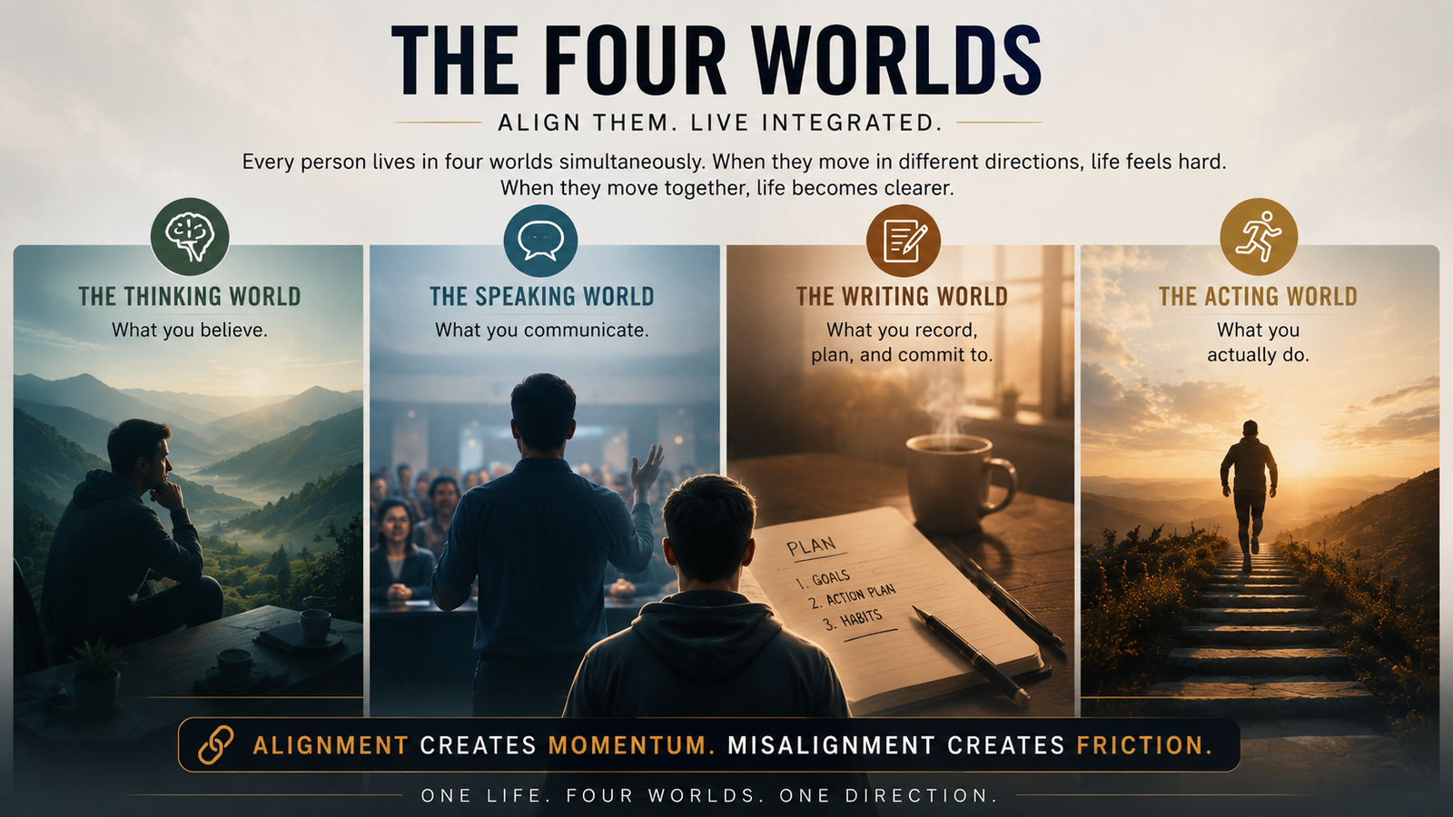The Four Worlds diagram